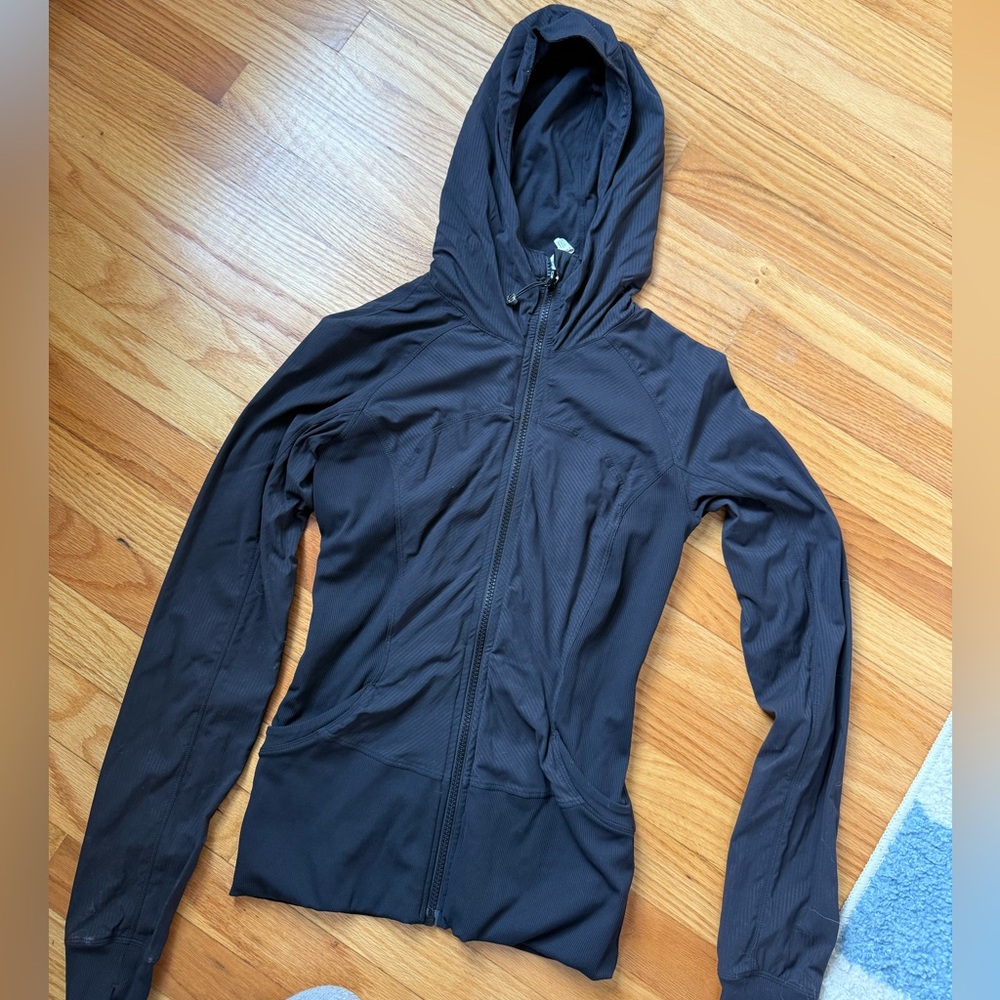 Lululemon Athletica Charcoal Zip-Up Jacket